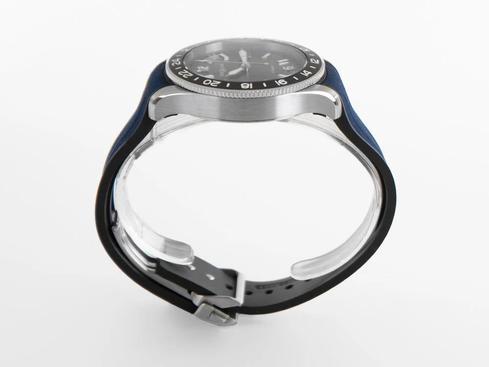 Montblanc 1858 GMT Automatic Watch, Stainless Steel, Blue, 42 mm, 129617 - Image 6