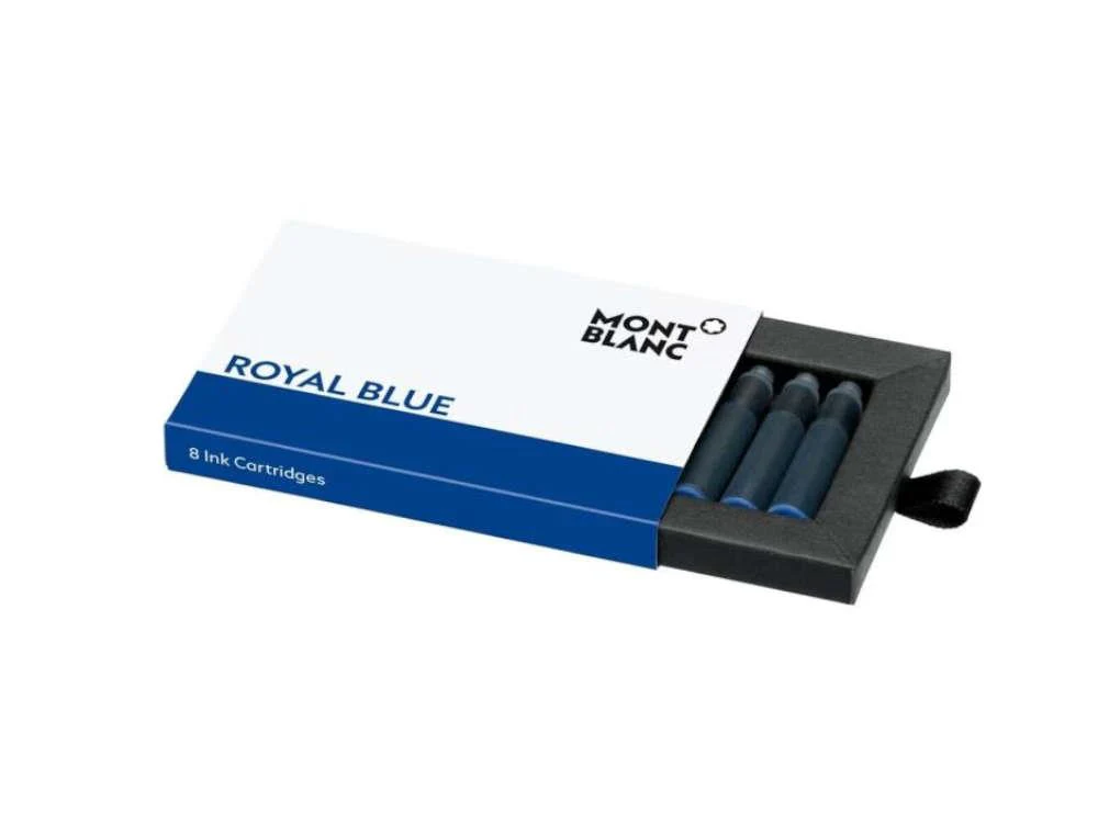 Montblanc 8 Ink cartridges Royal Blue, 128198 - Image 2