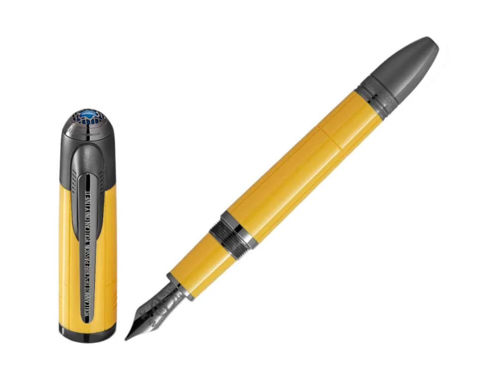 Montblanc GreatCharacters Enzo Ferrari Giallo Modena Fountain Pen 130661 - Image 2