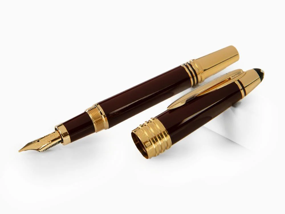Montblanc John F. Kennedy Fountain Pen, Burgundy, Special Ed., 132124 - Image 4
