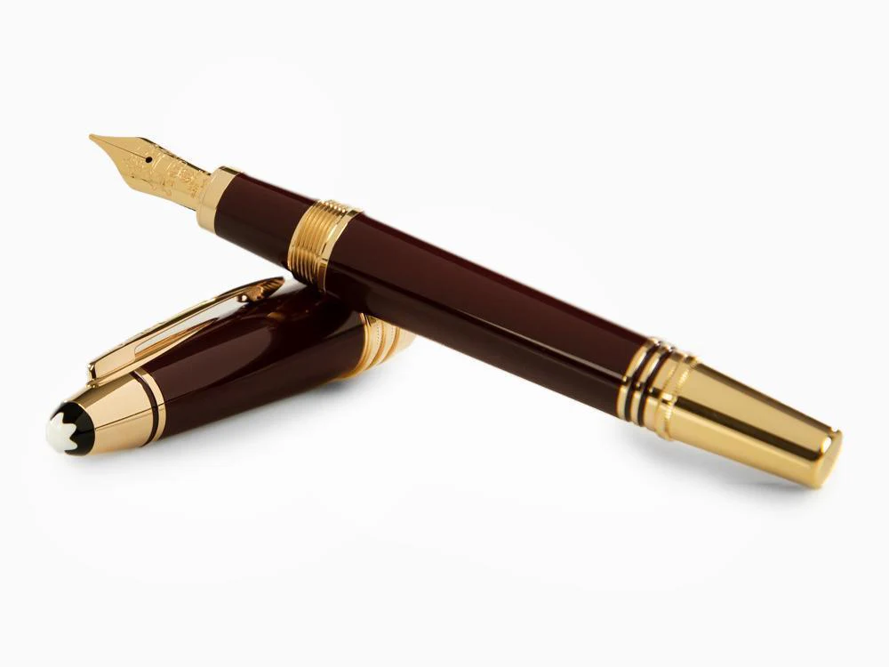 Montblanc John F. Kennedy Fountain Pen, Burgundy, Special Ed., 132124 - Image 8