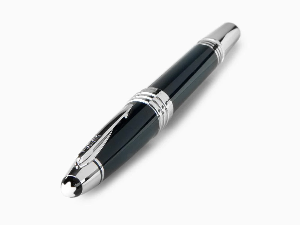 Montblanc John F. Kennedy Fountain Pen, Resine, Platinum, 132088 - Image 6