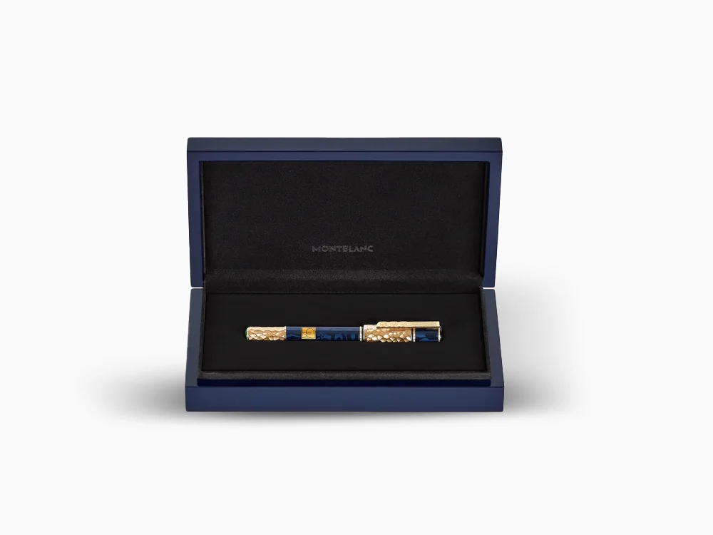 Montblanc Masters Of Art Gustav Klimt Rollerball pen, LE, Blue, 130226 - Image 10