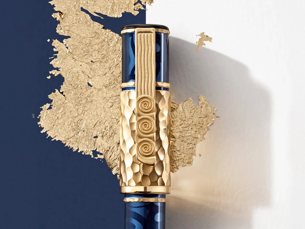Montblanc Masters Of Art Gustav Klimt Rollerball pen, LE, Blue, 130226 - Image 8