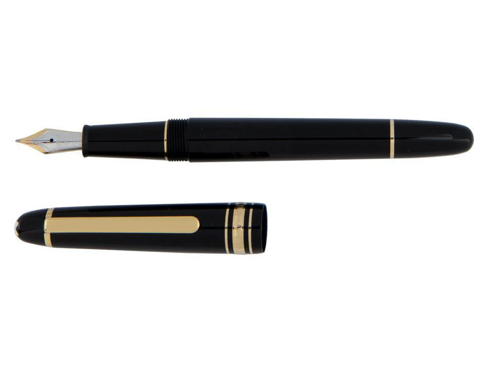 Montblanc Meisterstück Classique Fountain Pen, Gold trim, 132464 - Image 4