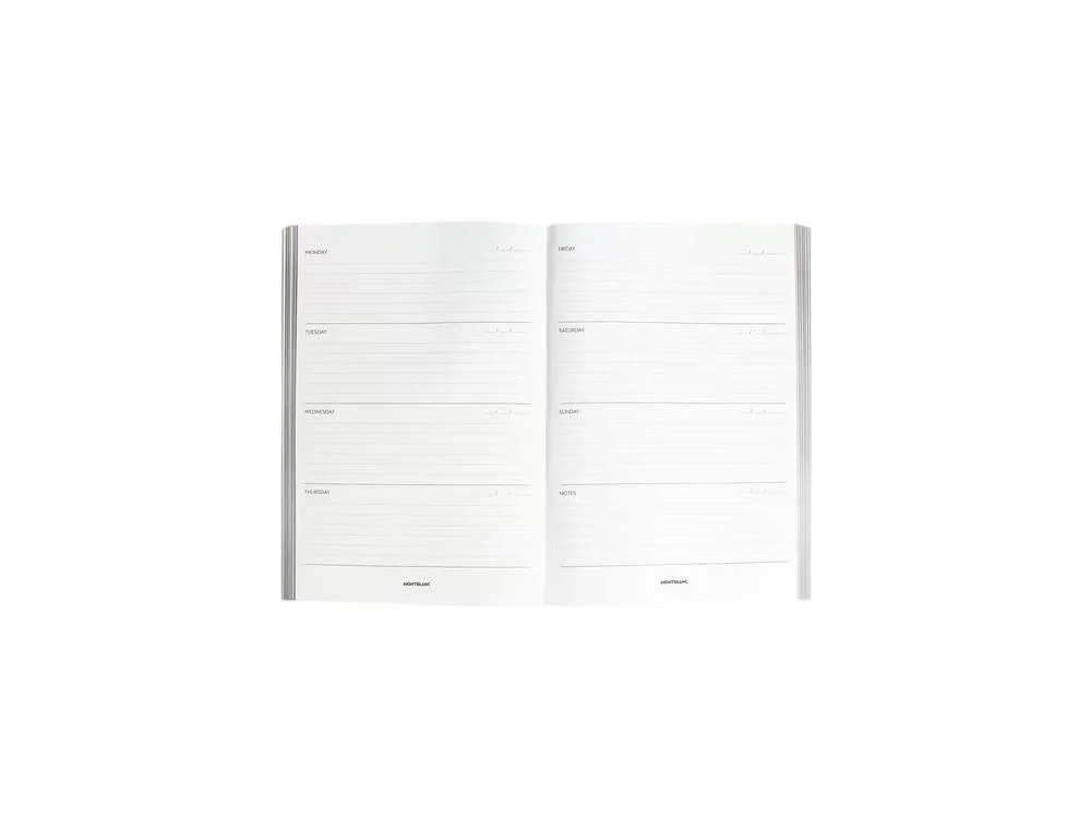 Montblanc Notebook Weekly Planner, Ruled, White, 137135 - Image 2
