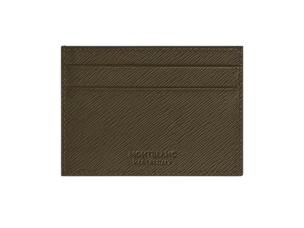 Montblanc Sartorial Credit card holder Khaki 5 Cards, 222363 - Image 3