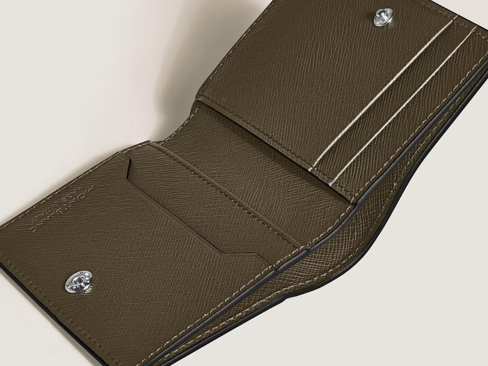 Montblanc Sartorial Mini Wallet Khaki 4 Cards, 221508 - Image 4