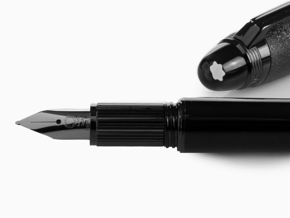Montblanc StarWalker BlackCosmos Doué Fountain Pen, Black, PVD, 129287 - Image 5