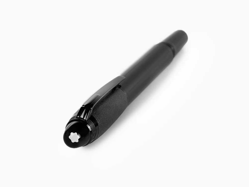 Montblanc StarWalker BlackCosmos Doué Fountain Pen, Black, PVD, 129287 - Image 6