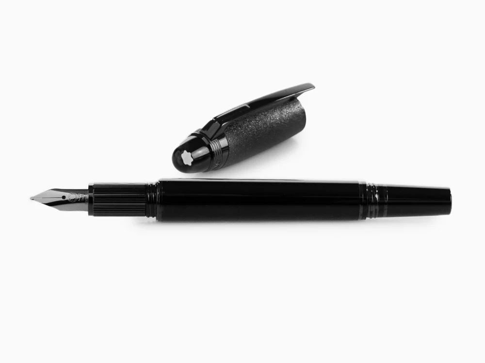 Montblanc StarWalker BlackCosmos Doué Fountain Pen, Black, PVD, 129287 - Image 7