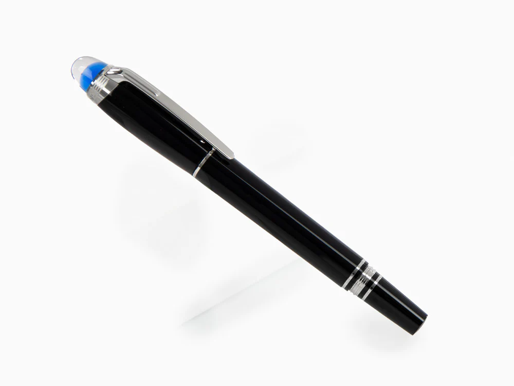 Montblanc StarWalker Fineliner, Precious resine, Black, Platinum trim, 132508 - Image 3