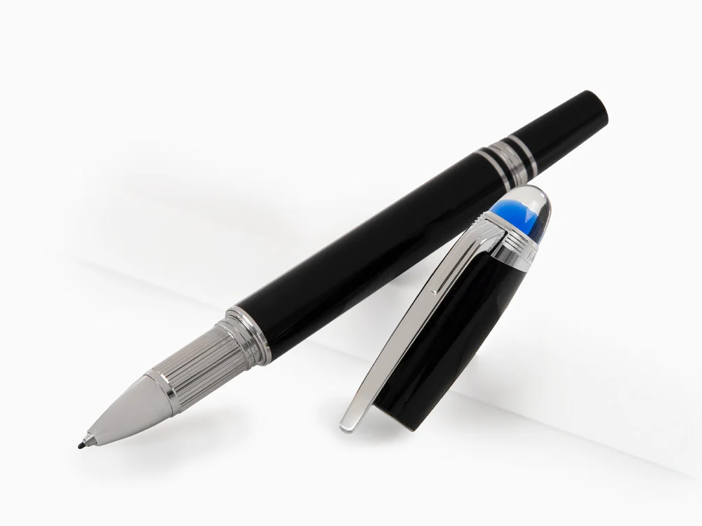 Montblanc StarWalker Fineliner, Precious resine, Black, Platinum trim, 132508 - Image 4