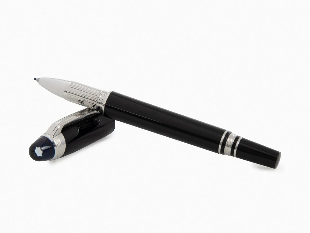 Montblanc StarWalker Fineliner, Precious resine, Black, Platinum trim, 132508 - Image 8