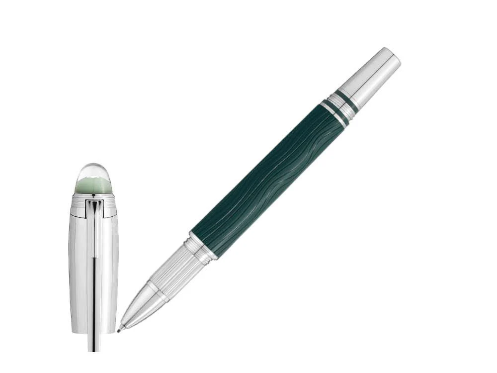 Montblanc StarWalker PolarGreen Doué Fineliner, Platinum trim, 132907 - Image 2