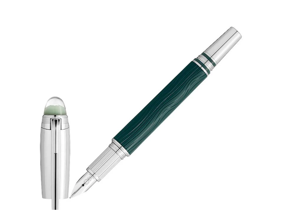 Montblanc StarWalker PolarGreen Doue Fountain Pen, 132906 - Image 2