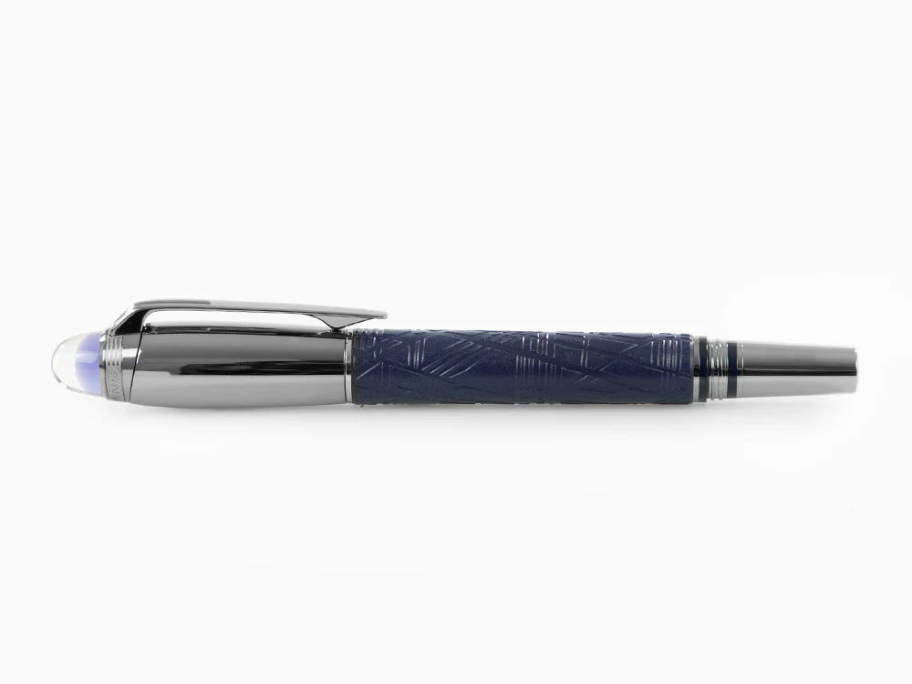 Montblanc StarWalker SpaceBlue Doué Fountain Pen, Ruthenium trim, 130215 - Image 8