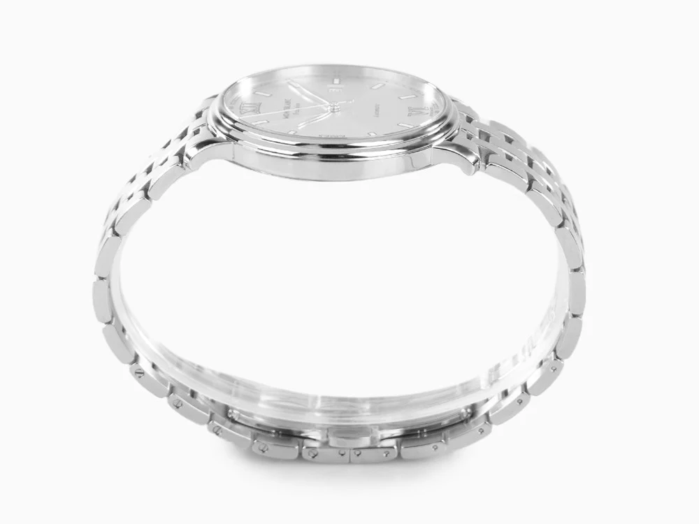 Montblanc Tradition Automatic Watch, Silver, 40 mm, Steel bracelet, 127770 - Image 6