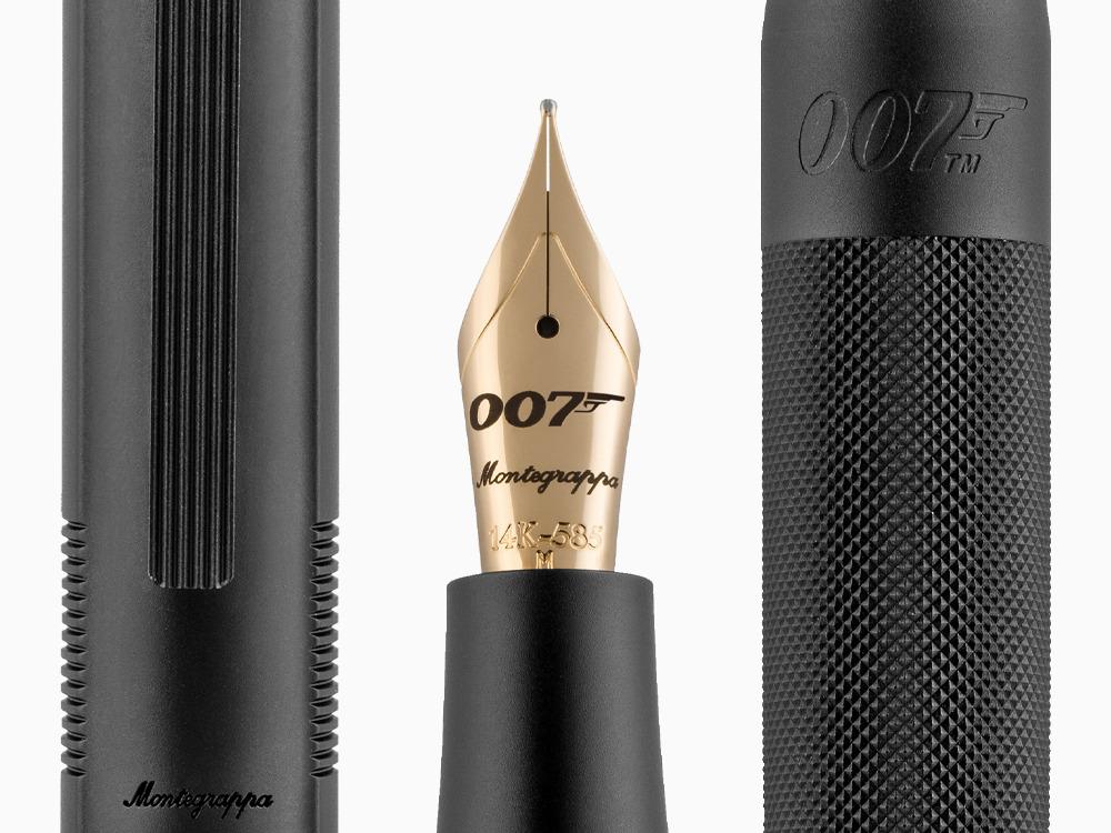 Montegrappa 007 Special Issue James Bond Fountain Pen, Black, ISBJR-UC - Image 9
