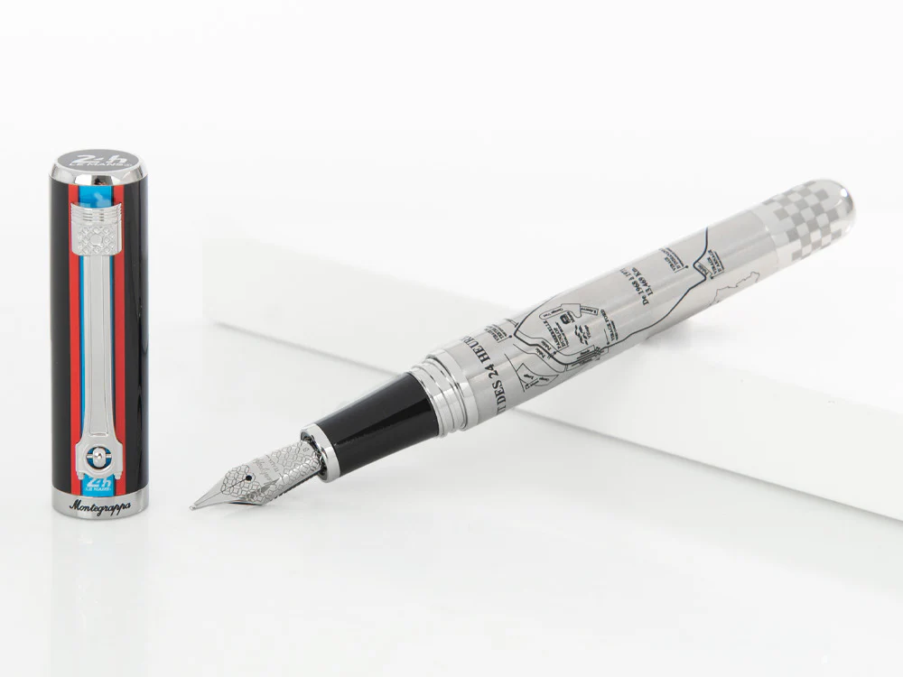 Montegrappa 24H Le Mans Open Ed. Innovation Fountain Pen IS24R-IC - Image 2