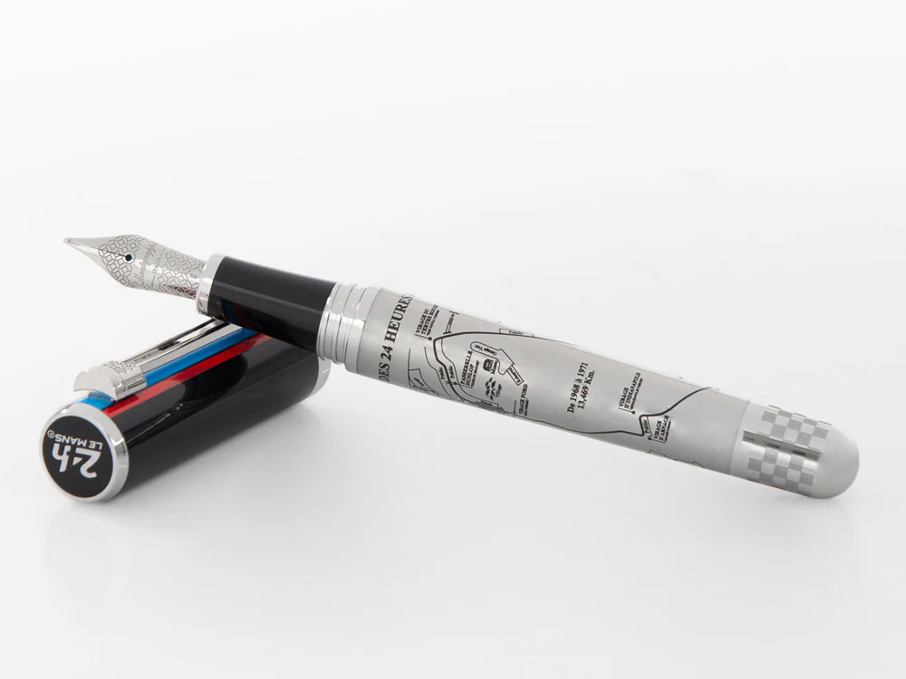 Montegrappa 24H Le Mans Open Ed. Innovation Fountain Pen IS24R-IC - Image 8