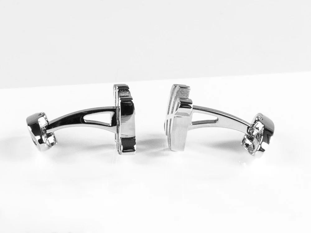 Montegrappa Ambigram Cufflinks, Stainless steel, IDA2CLS0 - Image 5