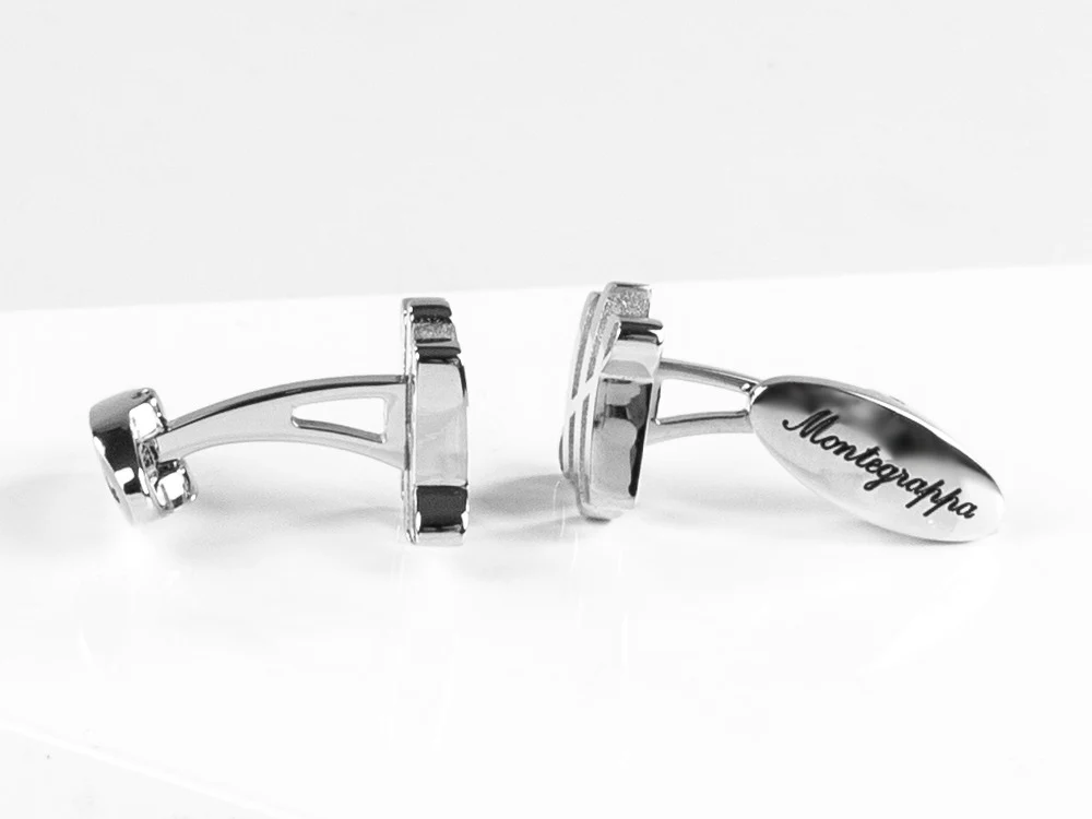 Montegrappa Ambigram Cufflinks, Stainless steel, IDA2CLS0 - Image 6