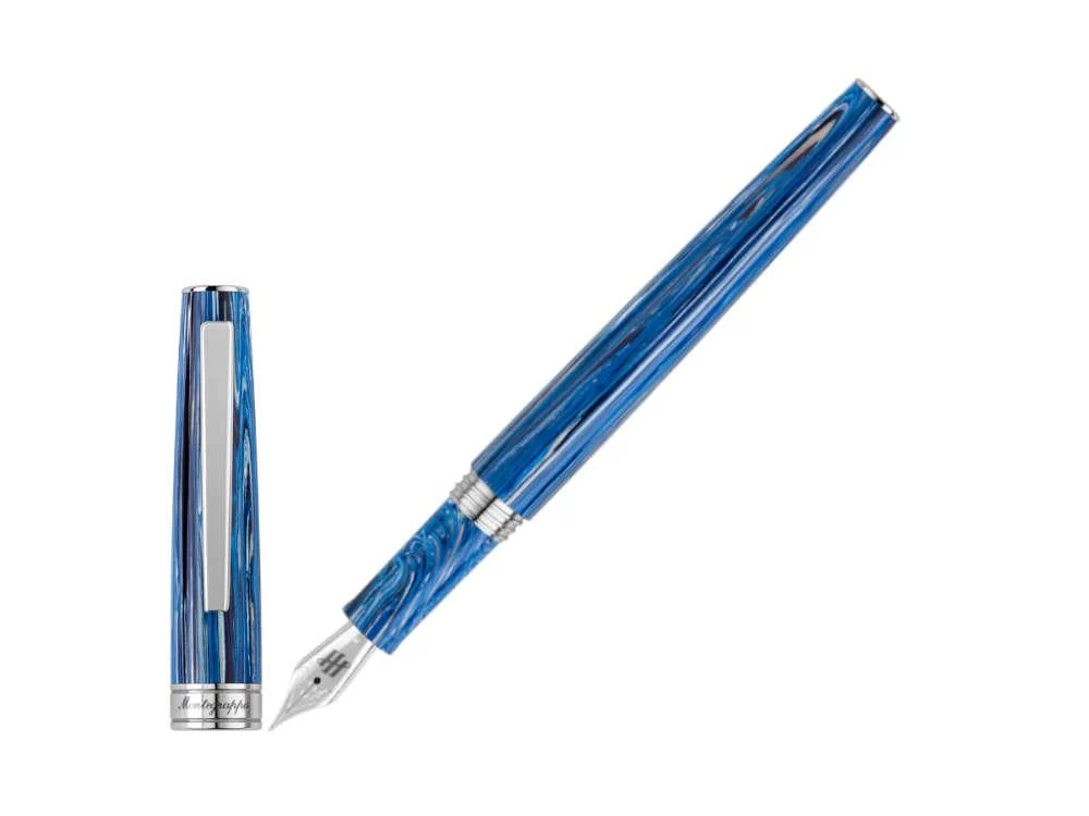 Montegrappa Armonia Adriatic Sea Fountain Pen, Montegrappite, ISA1R-AB-6 - Image 2
