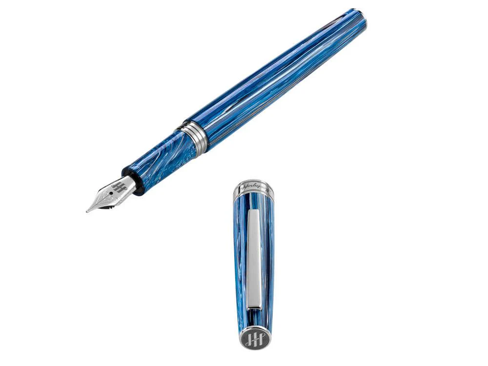 Montegrappa Armonia Adriatic Sea Fountain Pen, Montegrappite, ISA1R-AB-6 - Image 5