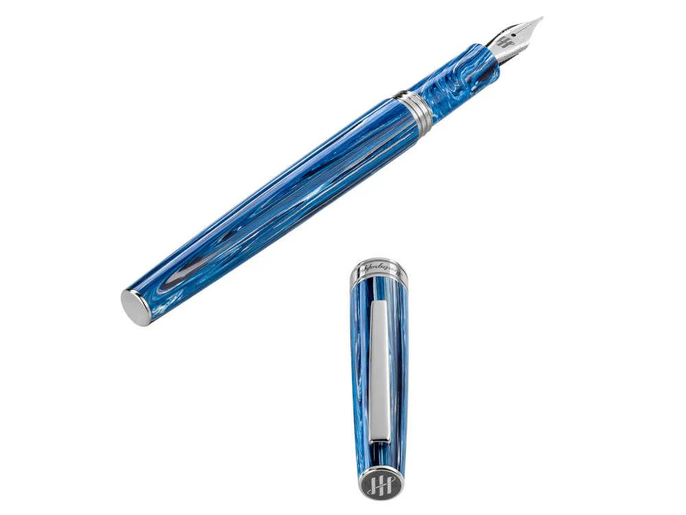 Montegrappa Armonia Adriatic Sea Fountain Pen, Montegrappite, ISA1R-AB-6 - Image 6