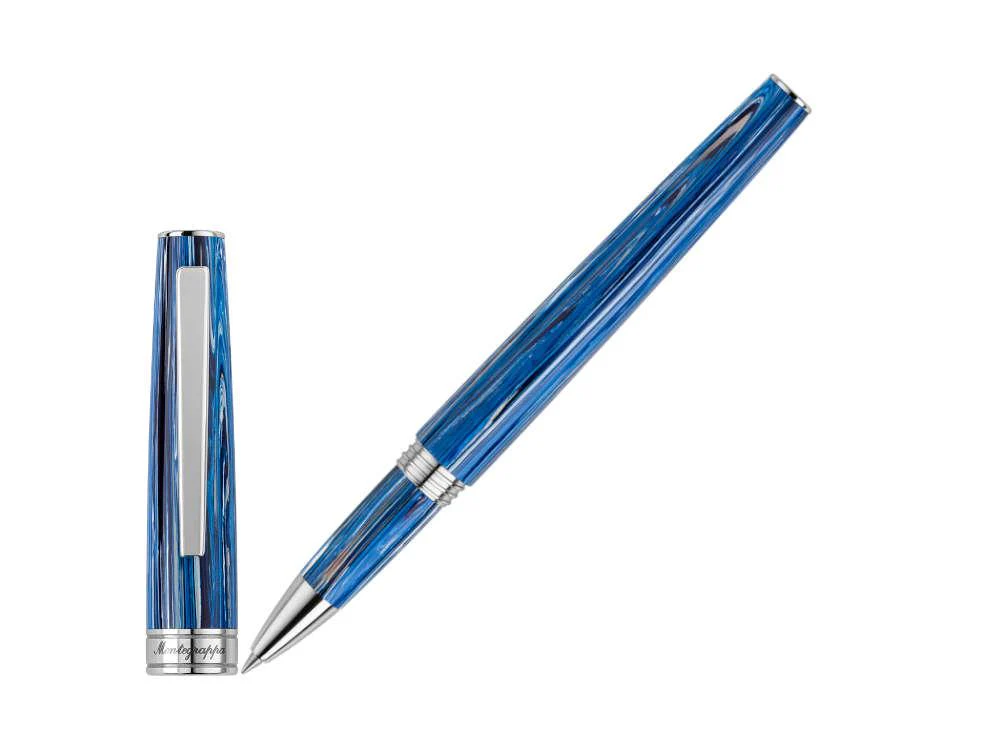 Montegrappa Armonia Adriatic Sea Rollerball pen, Montegrappite Resin, ISA1RRAB-6 - Image 2