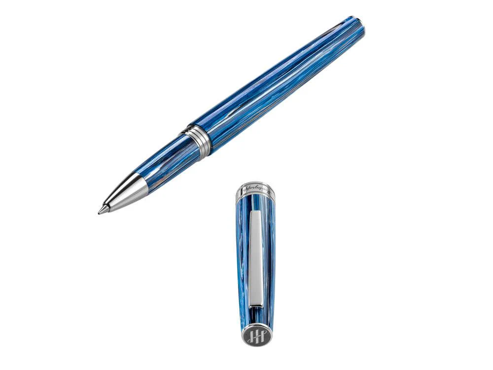 Montegrappa Armonia Adriatic Sea Rollerball pen, Montegrappite Resin, ISA1RRAB-6 - Image 5
