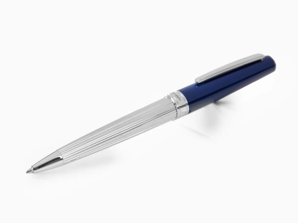 Montegrappa Armonia Duetto Ballpoint pen, Steel, Blue, ISA1MBAB - Image 2