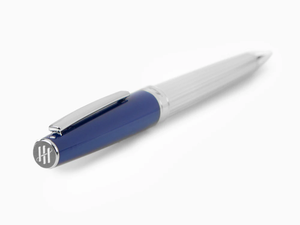 Montegrappa Armonia Duetto Ballpoint pen, Steel, Blue, ISA1MBAB - Image 4