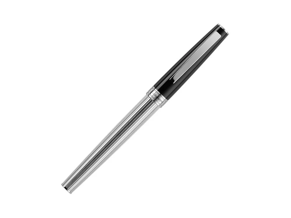 Montegrappa Armonia Duetto Fountain Pen, Resin, Black, ISA1M-AC - Image 3