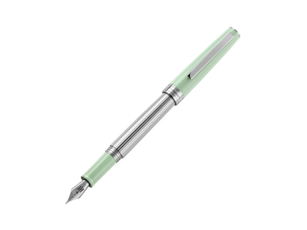 Montegrappa Armonia Duetto Neo Mint Fountain Pen, Resin, Green, ISA1M-AG - Image 4