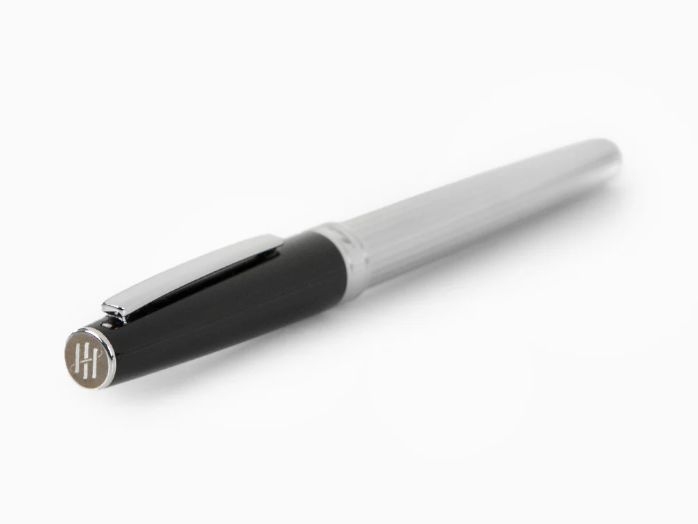 Montegrappa Armonia Duetto Rollerball pen, Steel, Black, ISA1MRAC - Image 6