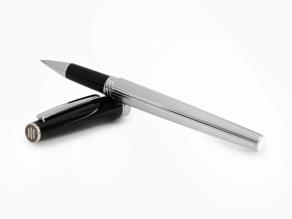 Montegrappa Armonia Duetto Rollerball pen, Steel, Black, ISA1MRAC - Image 8