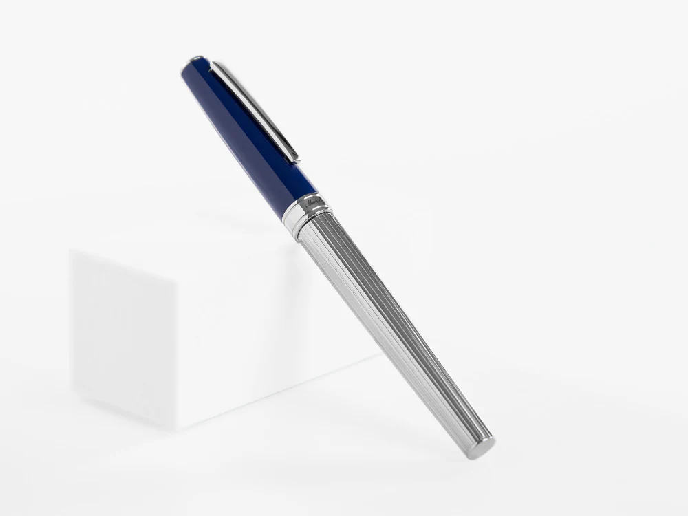 Montegrappa Armonia Duetto Rollerball pen, Steel, Blue, ISA1MRAB - Image 3