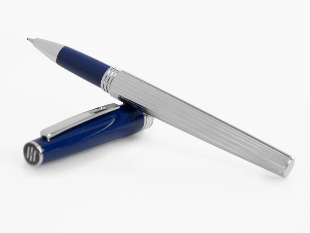Montegrappa Armonia Duetto Rollerball pen, Steel, Blue, ISA1MRAB - Image 8