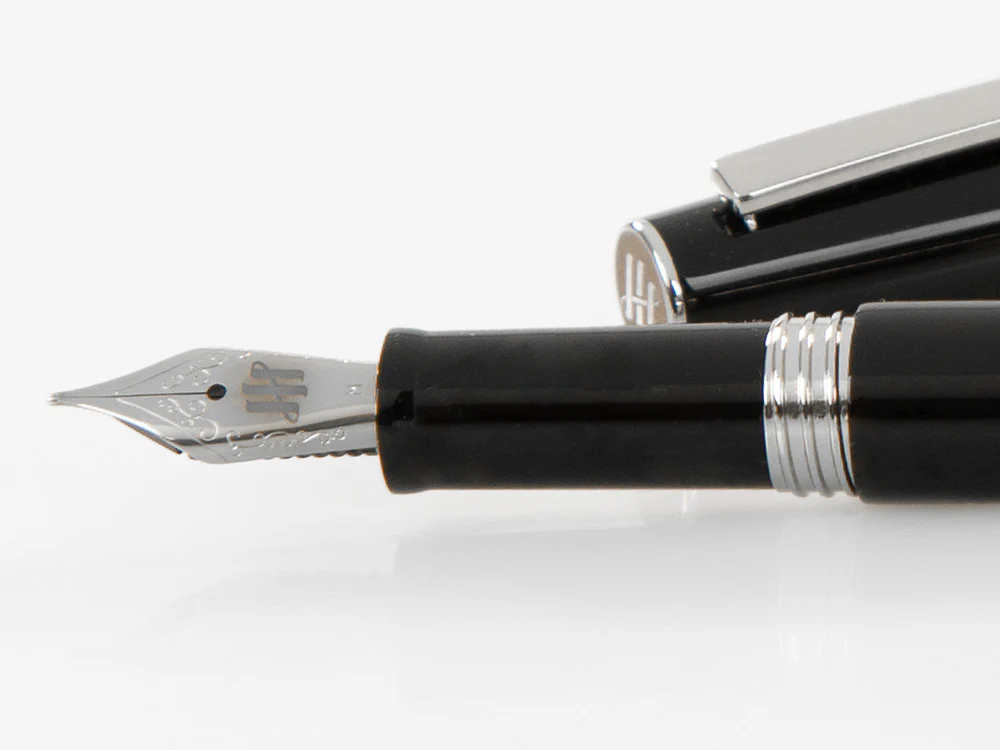 Montegrappa Armonia Fountain Pen, Resin, Black, ISA1R-AC - Image 5