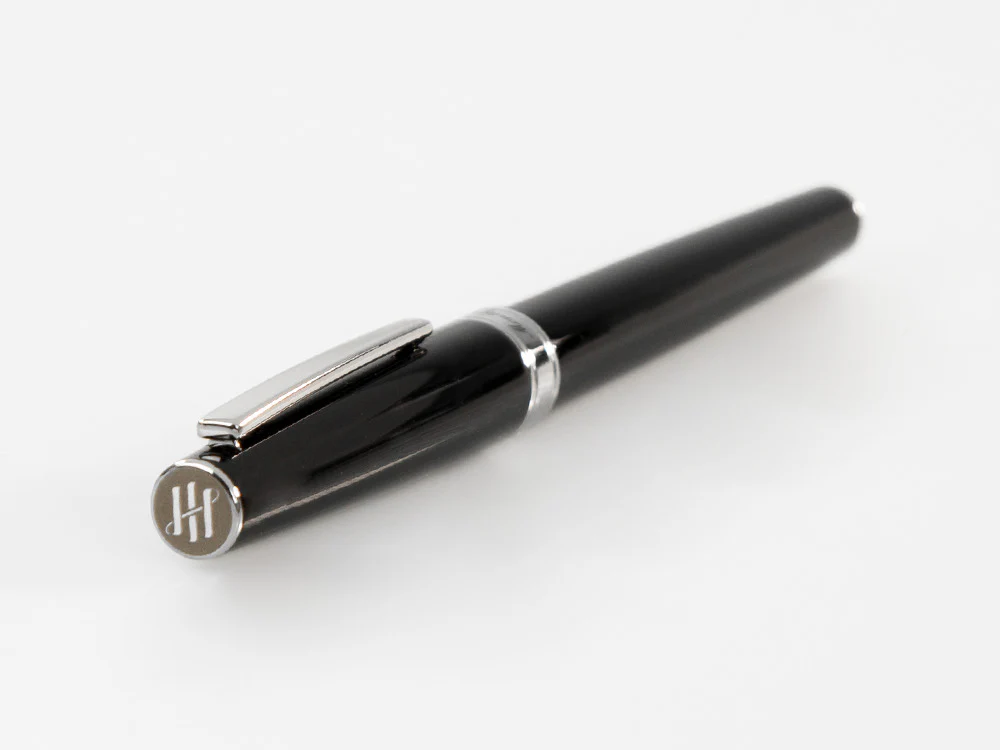 Montegrappa Armonia Fountain Pen, Resin, Black, ISA1R-AC - Image 6