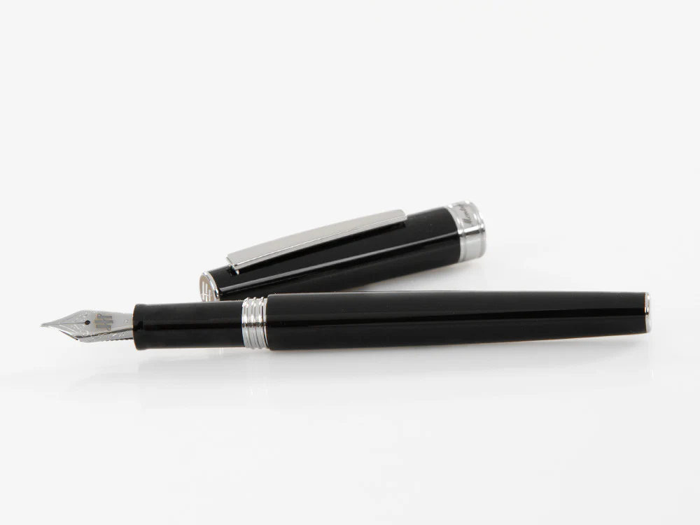 Montegrappa Armonia Fountain Pen, Resin, Black, ISA1R-AC - Image 7