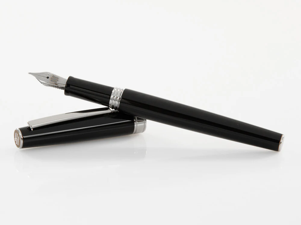 Montegrappa Armonia Fountain Pen, Resin, Black, ISA1R-AC - Image 8