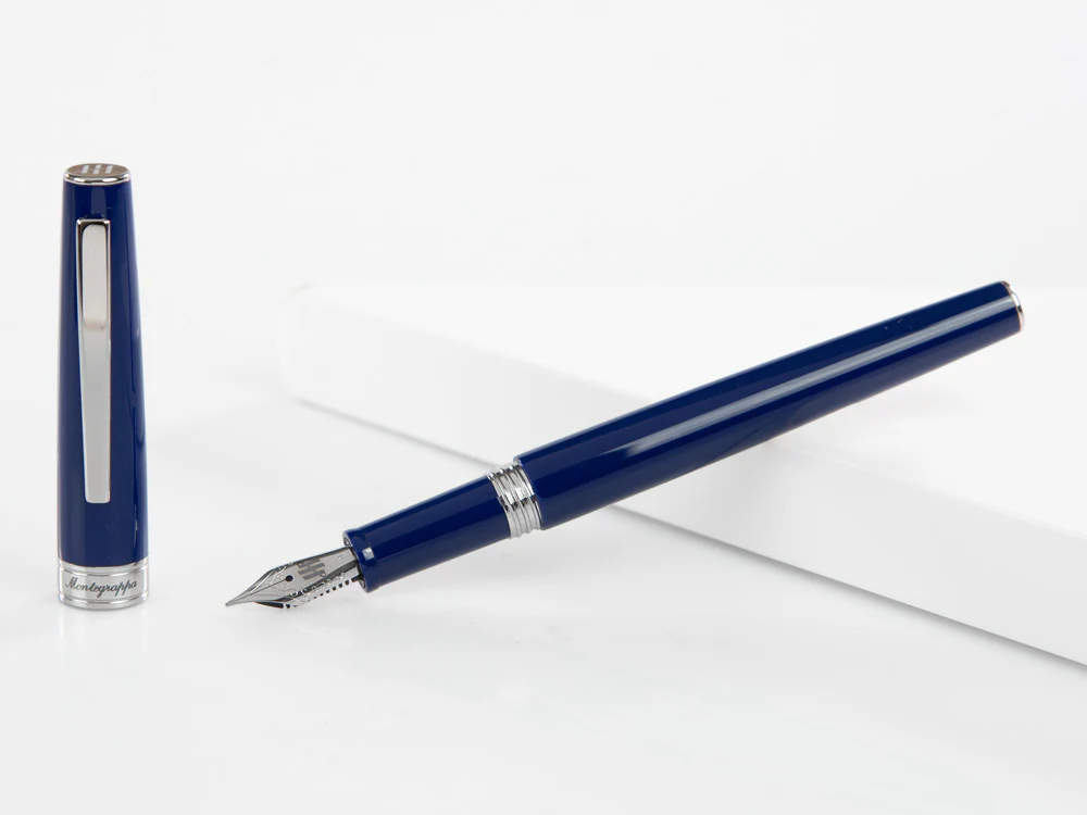 Montegrappa Armonia Fountain Pen, Resin, Blue, ISA1R-AB - Image 2