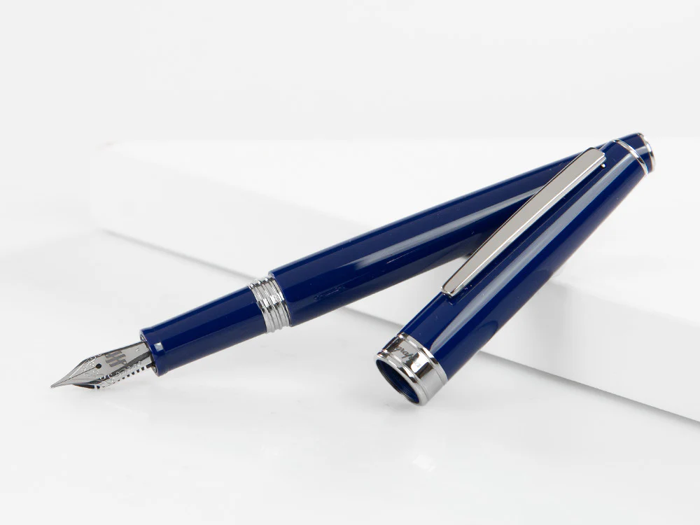 Montegrappa Armonia Fountain Pen, Resin, Blue, ISA1R-AB - Image 4