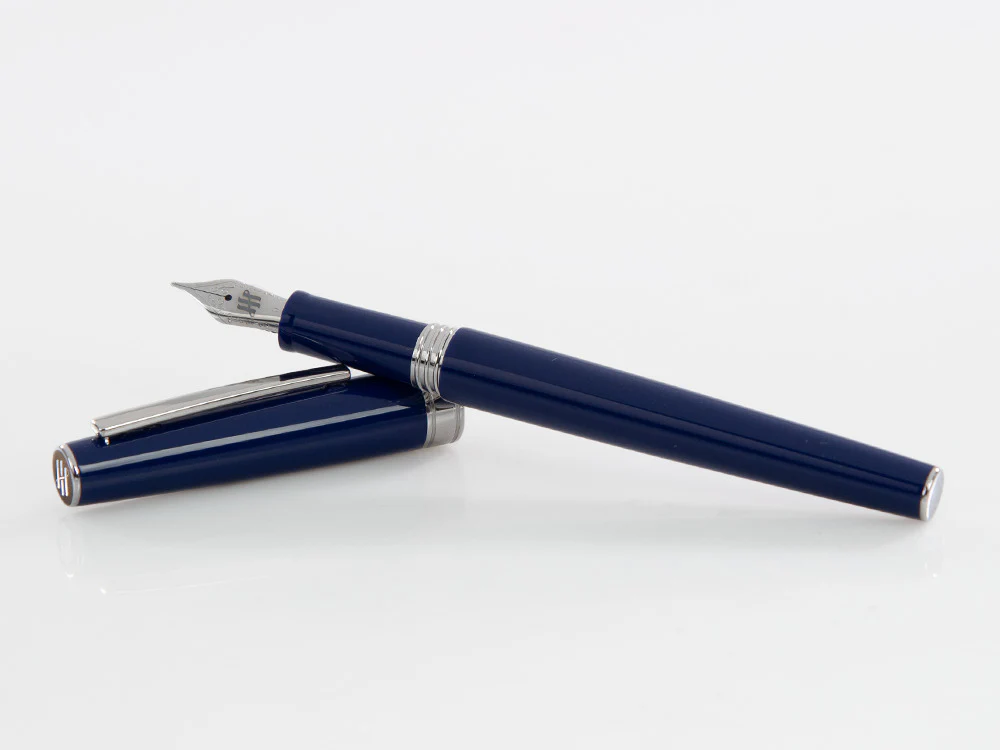 Montegrappa Armonia Fountain Pen, Resin, Blue, ISA1R-AB - Image 8