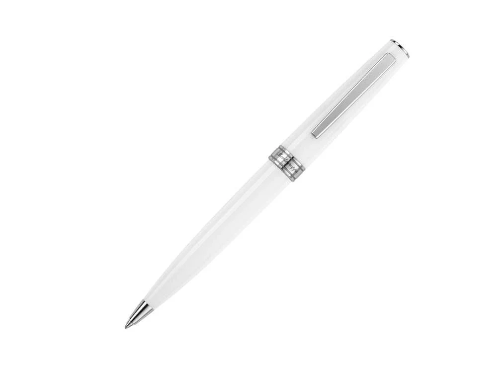 Montegrappa Armonia Frost Ballpoint pen, Resin, White, ISA1RBAW - Image 2