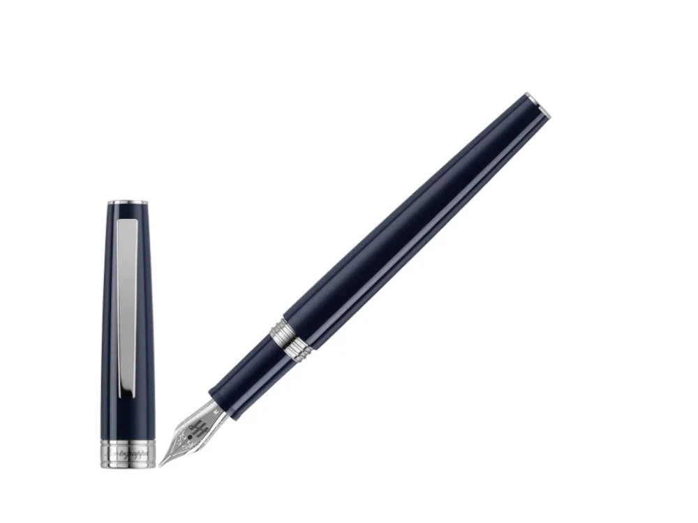 Montegrappa Armonia Mini Fountain Pen, Resin, Dark Blue, ISA2R-AD - Image 2