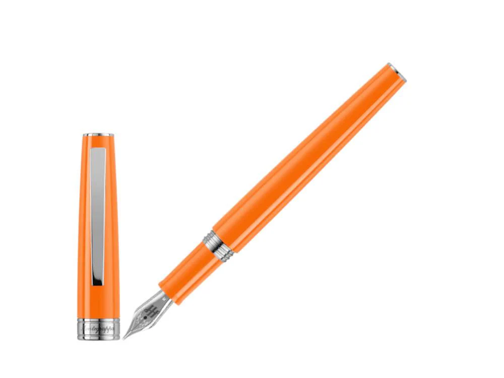 Montegrappa Armonia Mini Fountain Pen, Resin, Orange, ISA2R-AO - Image 2